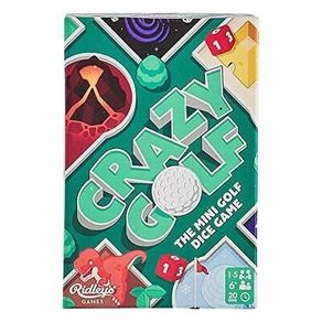 Crazy Golf. Mini golf dice game