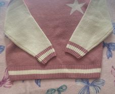 Pink jumper with star