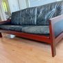mid century solid teak dyrlund 7820 sofa Image 2