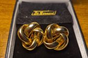 Vintage St Bernard Knot Earrings