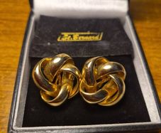 Vintage St Bernard Knot Earrings