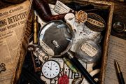 The Detective's Case Files Handmade Victorian Oddity Display