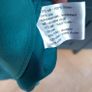 Turquoise knee length silk dress Image 5