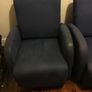 Sofa, Chair + Footstool (navy) Image 3