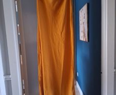 womens golden yellow dress