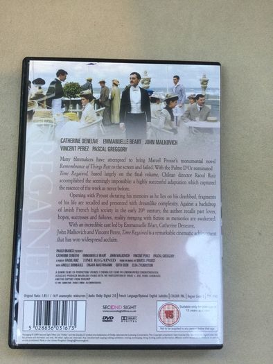 Time regained rare dvd fresh art house