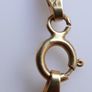 Vintage (long over 24") Solid 9ct Yellow Gold 375 Figaro Necklace length 24,2" - 3,9g Image 7
