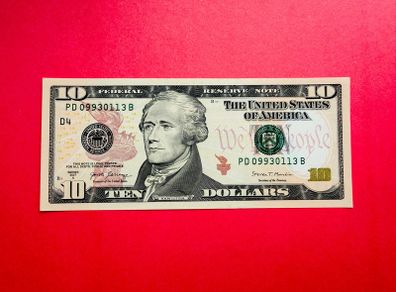 Usa  10 Dollars  2017   Letter  ( D4 )  CLEVELAND  ( Uncirculated )