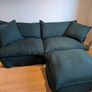 Maker & Son Song Sofa with Footstool - Topaz Image 3