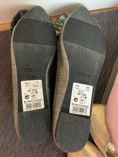 Next silver shoes