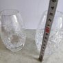 Set Of 2 Bohemian Small Crystal Vases. Image 3