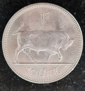 Ireland Excellent 1966 shilling Unc coin