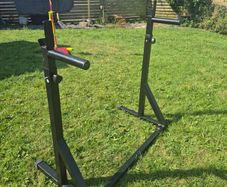 squat and bench press rack