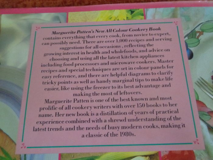Marguerite Pattens New All Colour Cooker Book for Sale