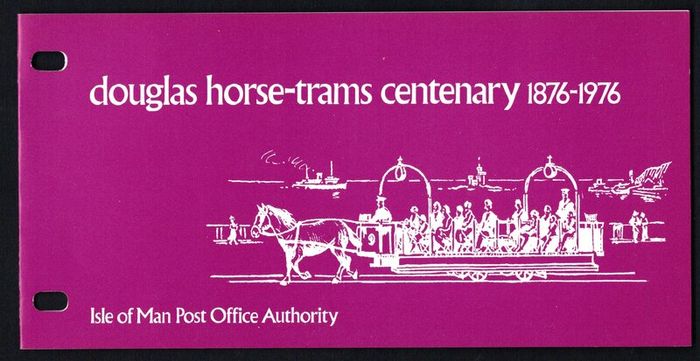 1976 Isle of Man Douglas Horse-Trams Centenary Commemorative Stamp Presentation Pack