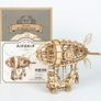 Wooden Puzzle 3D Jigsaw Mechanical Model Construction Toys Gift for Kids 14 Years Old and Up (Airship) Image 4