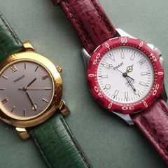 2 X TISSOT F385 SWISS PACK Wrist Watches - Swiss Made Sapphire Crystal 1990-1999 Models ETA Movements