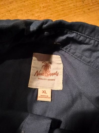 Men's Next Navy long sleeve shirt.