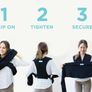 Moby Fit Hybrid Baby Carrier - Grey Image 7
