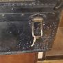 Victorian leather-covered trunk Image 4