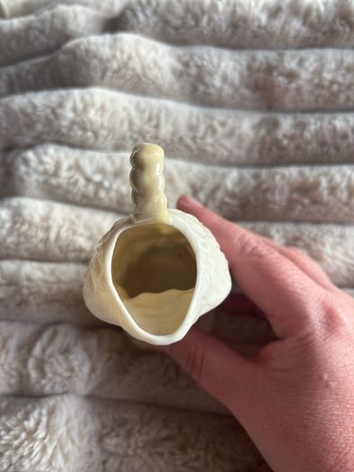 Vintage Belleek Ireland "Undine" Water Nymph Cream Pitcher (1965-1980)