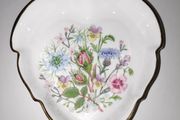 Aynsley Wild Tudor Fine Bone China heart shaped trinket dish