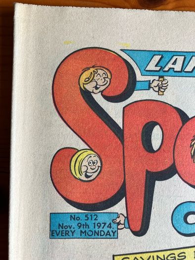 Comic: 'Sparky' no. 512 (09/11/1974)