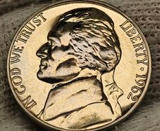 USA United States 1962 Jefferson Nickel 5 Cent Beautiful Gem Proof