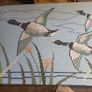 mosaic   piece  ,,ducks  in  flight Image 2