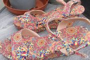Beautiful Pair of Multicoloured  Wedges