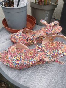 Beautiful Pair of Multicoloured  Wedges