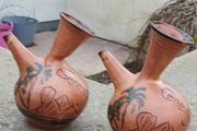 Set of 2 Glazed Botijos