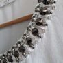 SANDRO 'Evil Eye' Jewelled T-Shirt Sz 2 (Fit 8-12UK) - Rrp 159 (New) Image 9