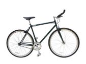 Martello Brooklyn Retro Black Grips Forest Green Fixie Single Speed Bike