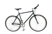 Martello Brooklyn Retro Black Grips Forest Green Fixie Single Speed Bike