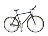 main image for ad Martello Brooklyn Retro Black Grips Forest Green Fixie Single Speed Bike