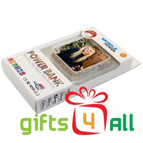 Personalised photo Power Bank For Smart Mobile Phones - 7800mAh Gold