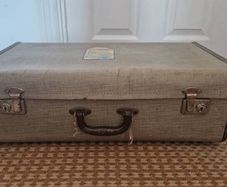 2 Vintage suitcases, Travel Goods Ltd Portarlington
