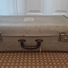 2 Vintage suitcases, Travel Goods Ltd Portarlington