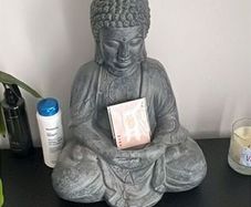 Grey Buddha Statue - Indoor / Garden Decorative Ornament