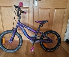 16 inch Avoca Sparklez Neon Kids bike