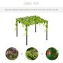 3 x 3 Meter Metal Pergola Gazebo Grape Trellis Climbing Plants Outdoor Sun Shelter Arbours Garden Image 6