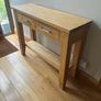 Solid Oak Hall Table Image 2