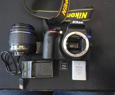 Nikon D3400 + 18-55mm Lens + 32GB SD Card + Charger for battery
