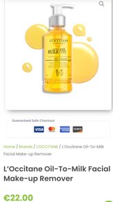 L'occitane Huile Oil Facial Make-up Remover