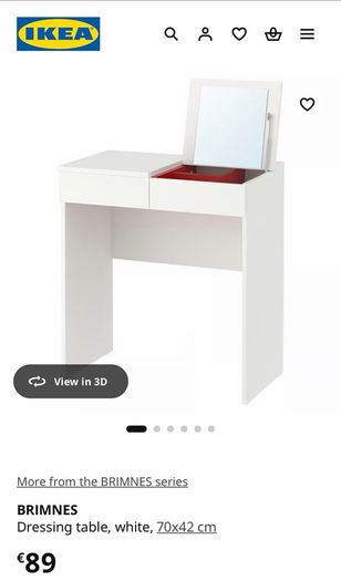 IKEA table and chair