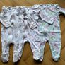 Baby girl sleepsuits (9-12 months) Image 2