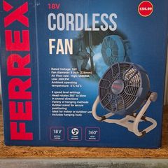 Ferrex 18V Cordless Fan