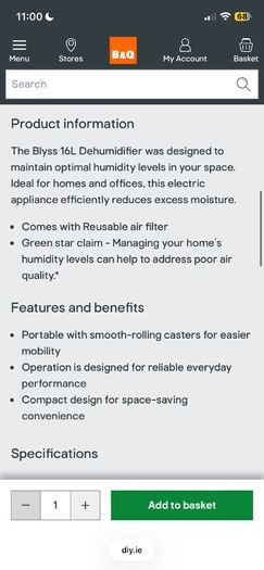 dehumidifer