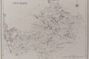 Westmeath 1837 Antique Map Including Baronies